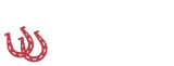 Horseshoe RV Park Logo White Red - Mentone
